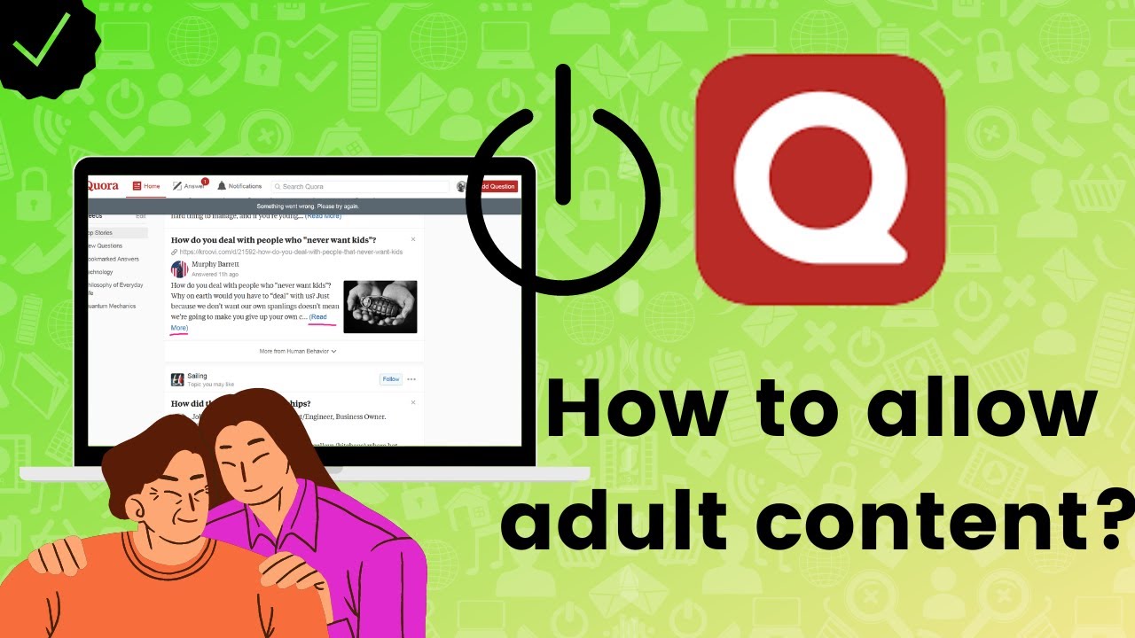 How to allow adult content in feed on Quora  YouTube