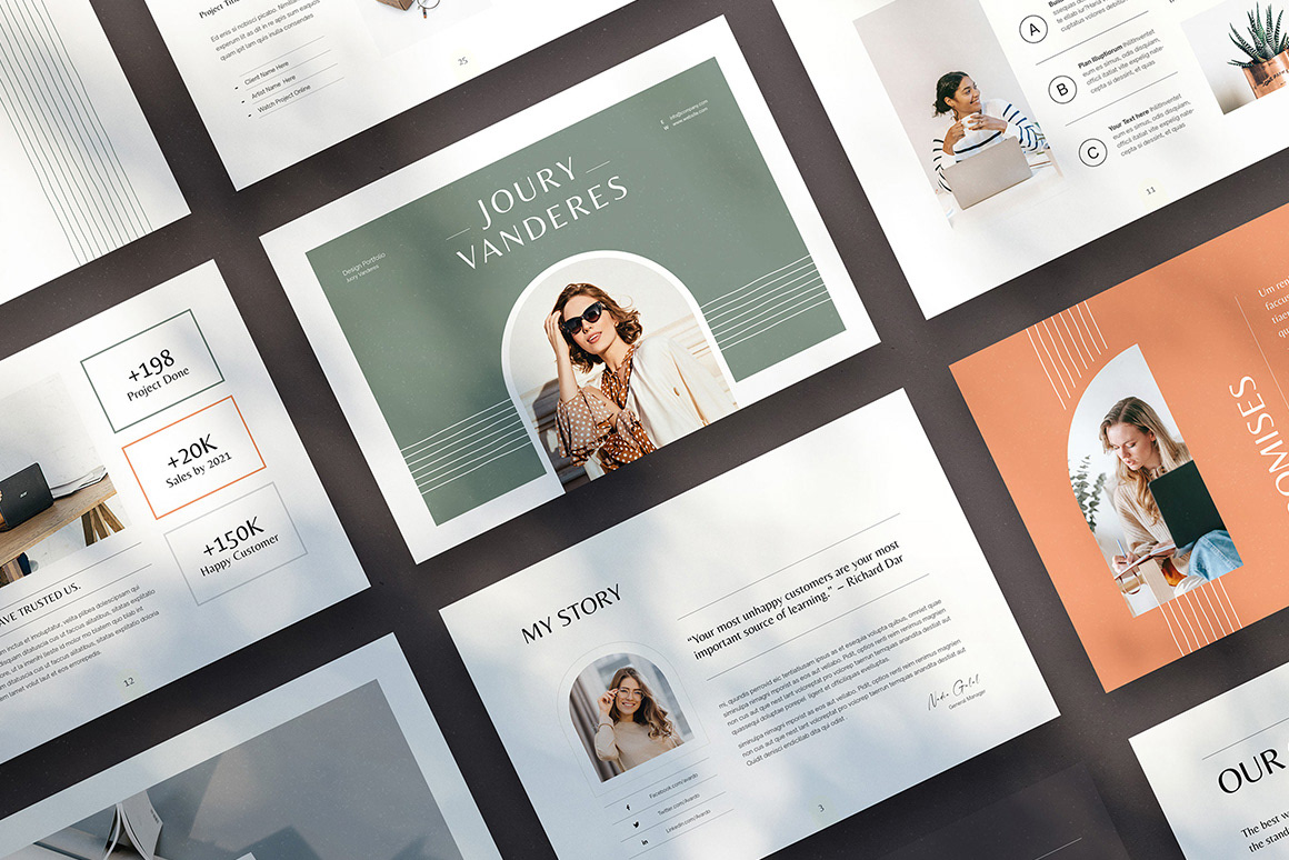 Portfolio Template on Behance