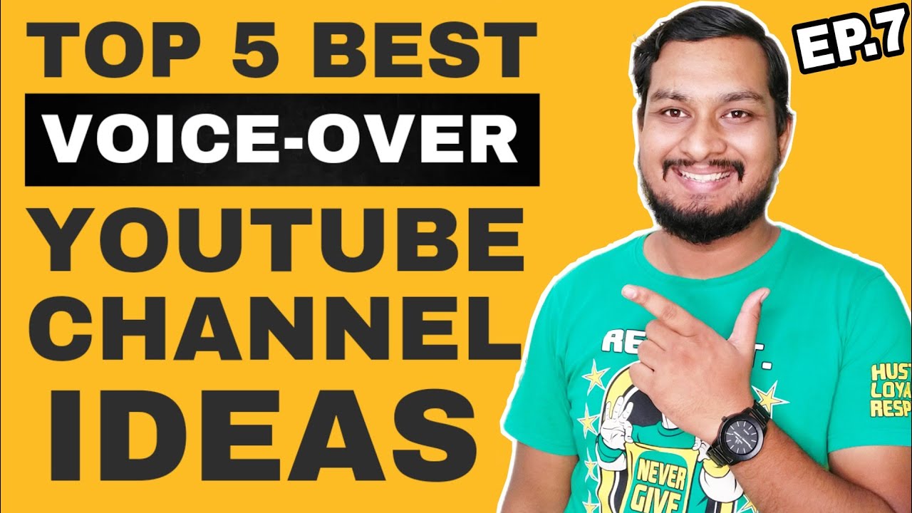 Top 5 Best YouTube VOICEOVER YouTube Channel Ideas  Faceless YouTube 