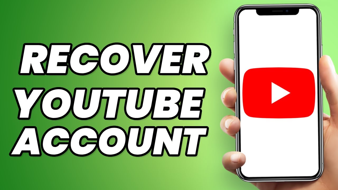 How to Recover my YouTube Account without a Phone Number and Email 