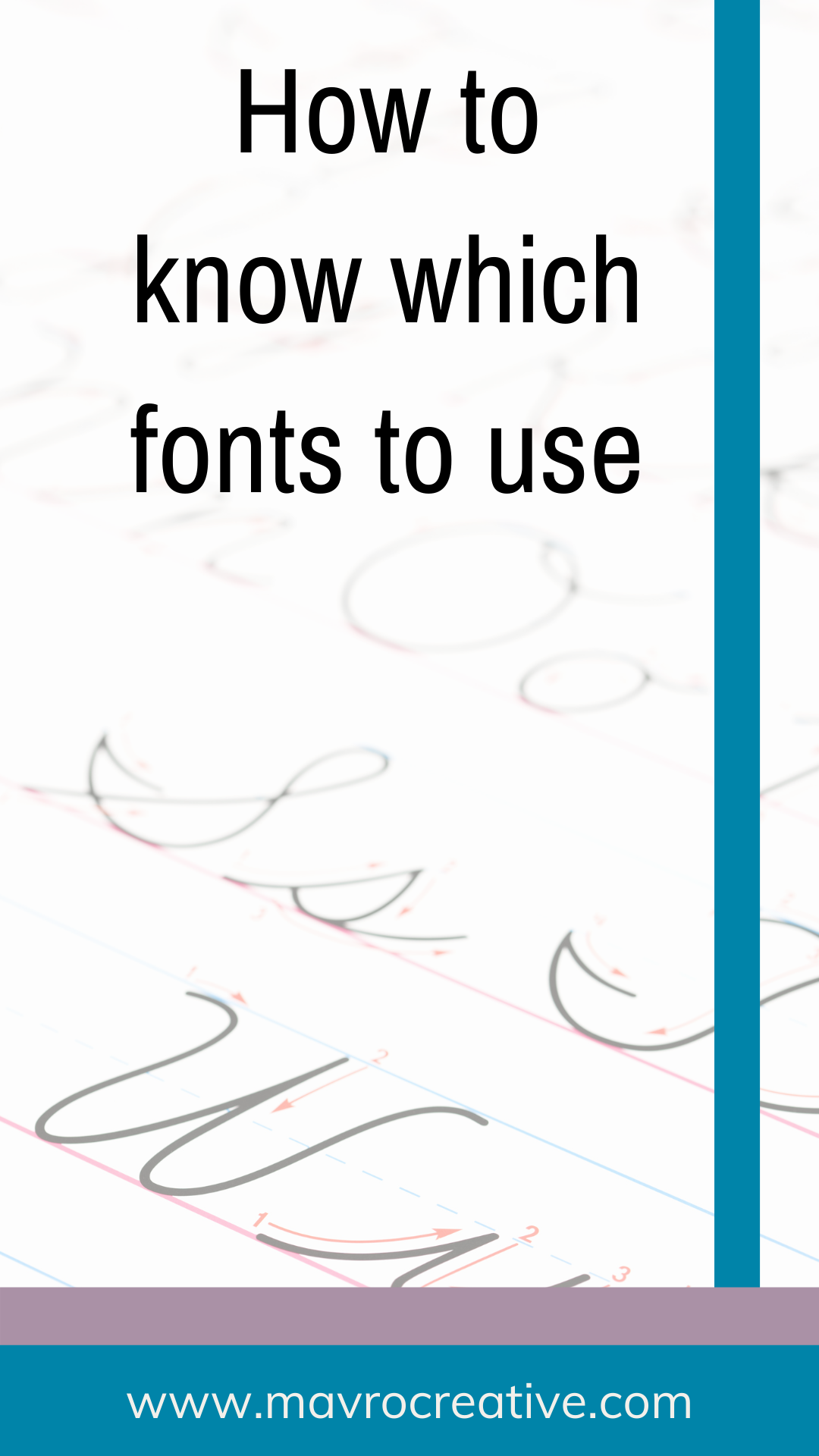 Fonts and how to use them in your website and graphic design project 