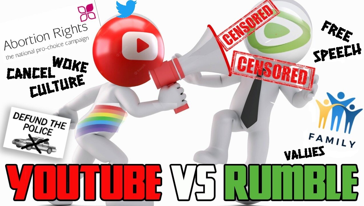 RUMBLE vs YOUTUBE 1 TODAY Youtube removed my partnership with 5020 