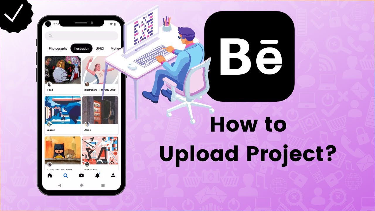 How to Upload Project to Behance  Behance Tips  YouTube