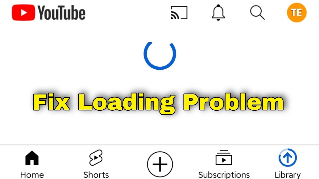 HOW TO FIX YOUTUBE LOADING PROBLEM SOLVED  VIDEO NOT STARTING PROBLEM 