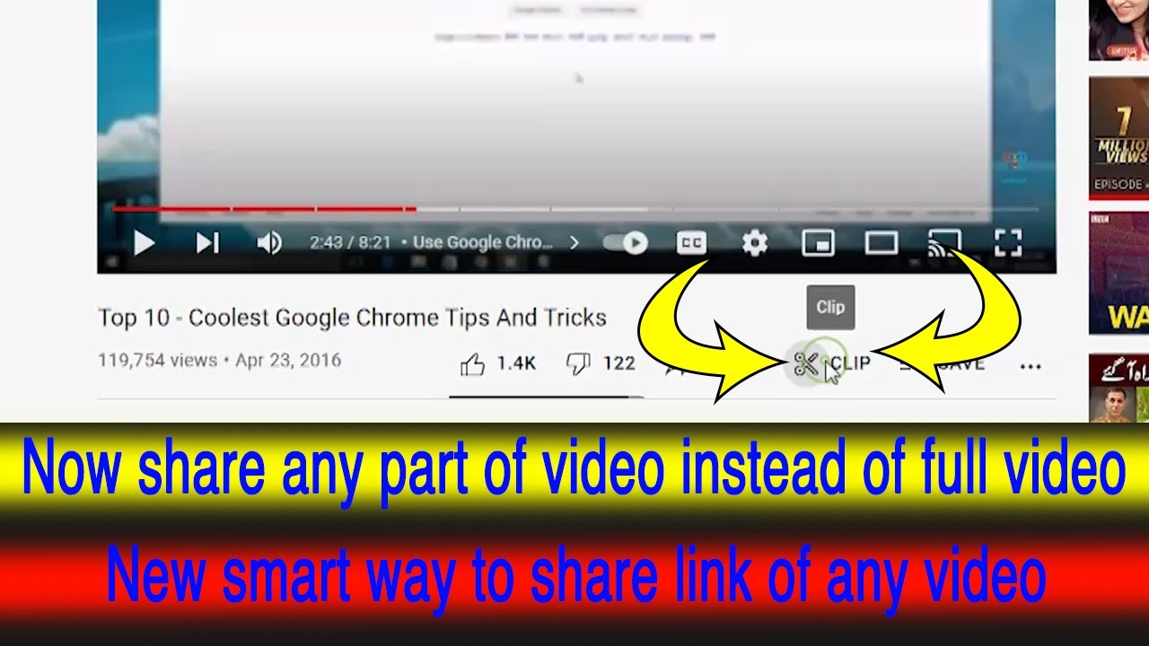 How To Share YouTube Videoyoutube shareYouTube Videos Link Sharing 