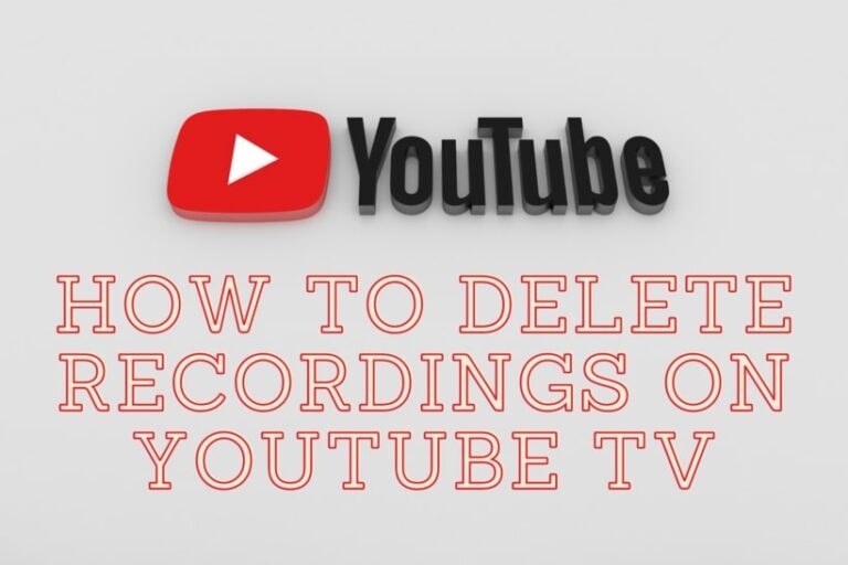 How to delete recordings from YouTube TV  Android Nature