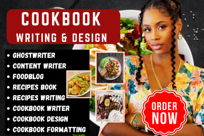 I Will Create a Custom Recipe Book, Cookbook, and Meal Plan Design