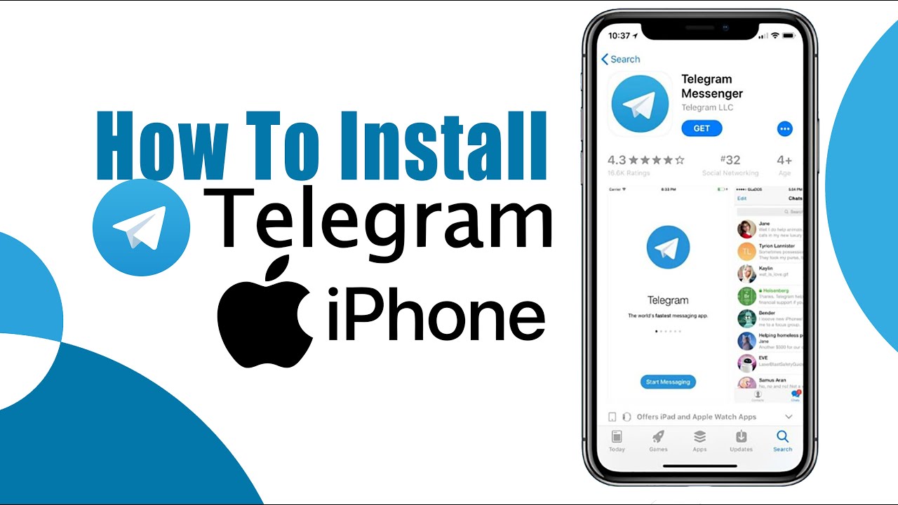 How To Install Telegram On Iphone  Download Telegram For Iphone  YouTube