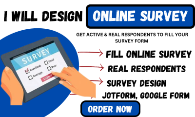 I Will Design and Fill US & UK Online Survey Forms on SurveyMonkey and JotForm