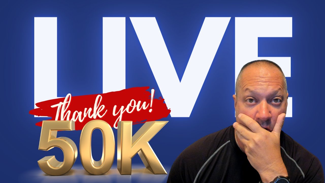 50k Subscribers  First Live Stream in A Year  YouTube