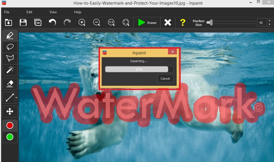 How To Remove Watermark From Photo Best Way To Remove Watermark Youtube 