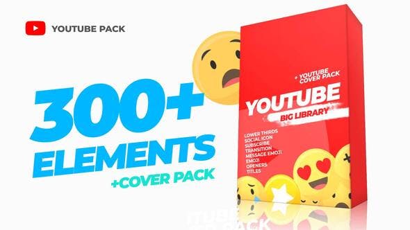 300 Youtube Library and over pack  Intro Download