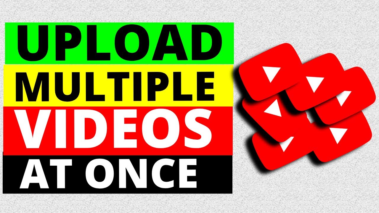 How to Upload Multiple Videos on YouTube Up to 20 at Once  YouTube