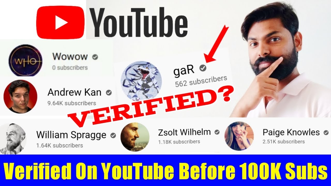 Verified YouTubers With 0 Subscribers How  How to Get Verified on 