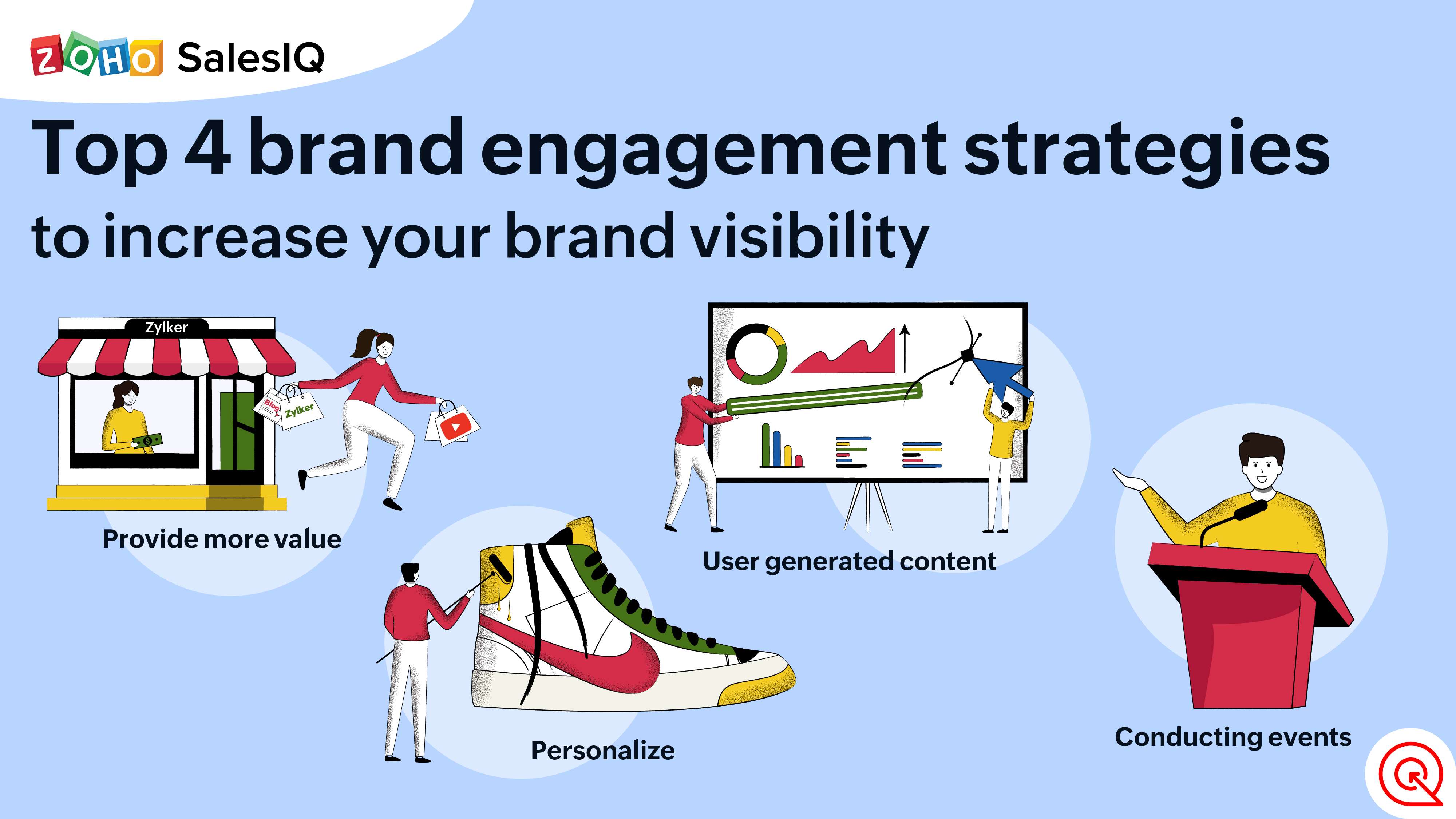 Top brand engagement strategies for your business  Zoho SalesIQ