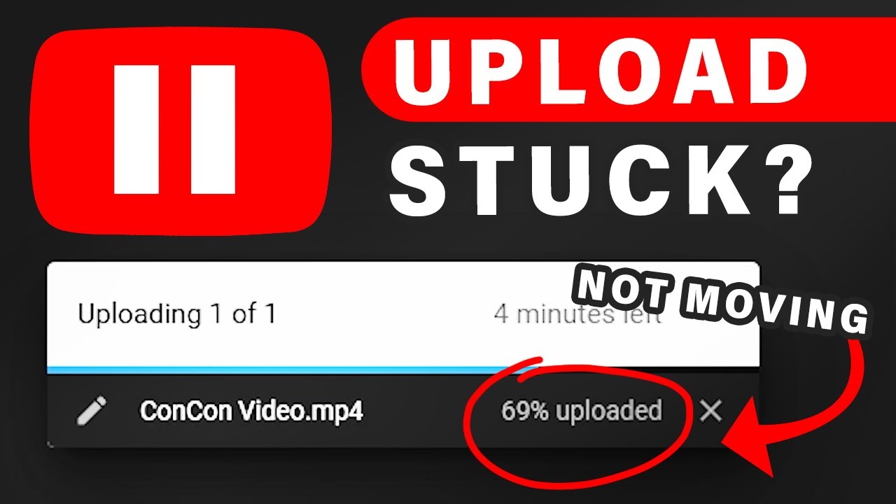 How to fix YouTube video upload freezing or stuck  YouTube