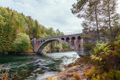 Old Foot Bridge Over the River Near Alesund, Norway – Free Stock Photo for Download