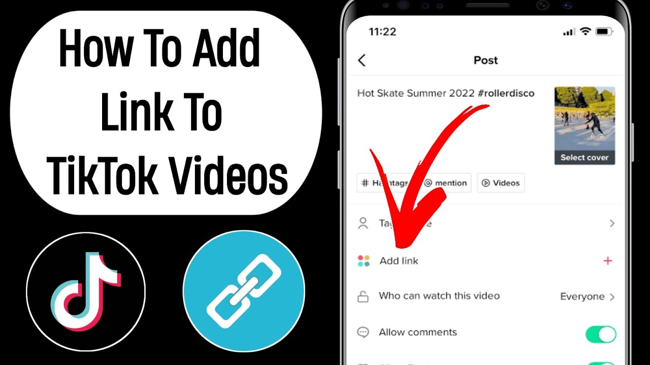 How To Add Link To TikTok Videos 2024  YouTube