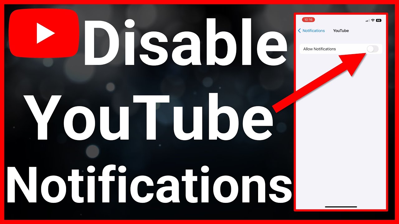 How To Turn Off YouTube Notifications  YouTube