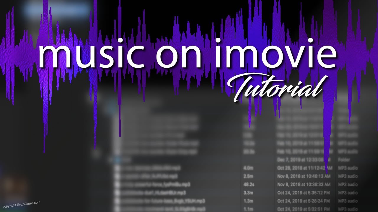 HOW TO Use Music On iMovie  How To Add Your Own Music To iMovie  YouTube