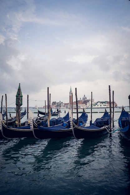 Blue Gondolas in a Port During Daytime – Free Download