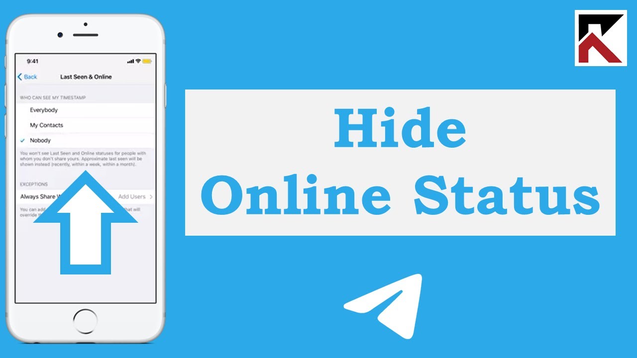 How To Hide Online Status On Telegram App  YouTube