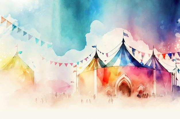 Colorful Festive Watercolor – Free Download, Free Stock Photo