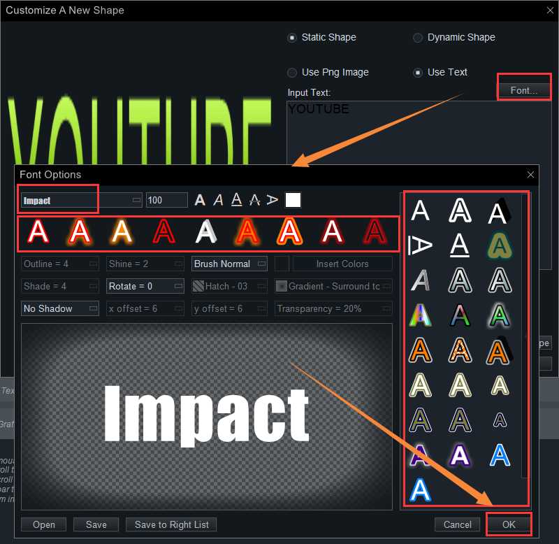 How to Make a Basic Text Video Shape in YouTube Movie Maker