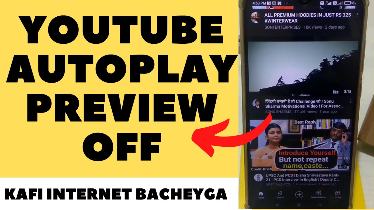 Youtube Autoplay Preview Turn Off  Stop  Disable  YouTube