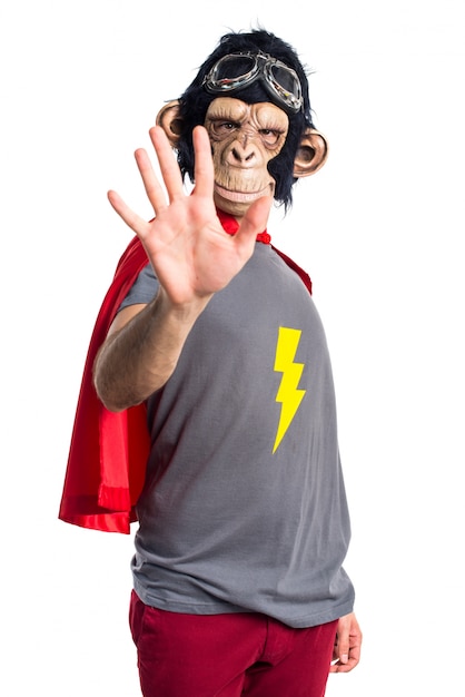 Superhero Monkey Man Counting to Five – Free Download