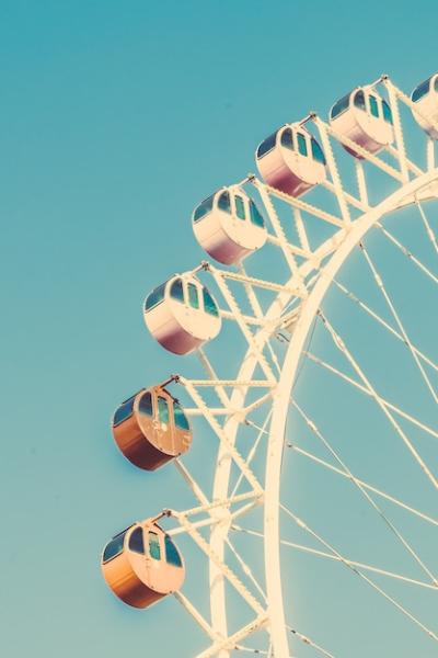 Beautiful Vintage Ferris Wheel in the Park – Free to Download