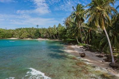 Coastline Beauty: White Sand and Turquoise Water in Indonesia – Free Download