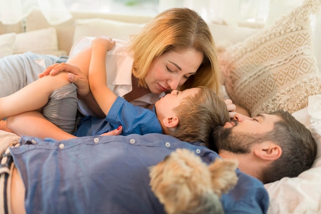 Family Enjoying Quality Time in a Caravan – Free Stock Photo for Download