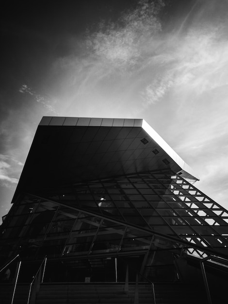 Modern Black and White Building – Free Stock Photo, Download Free