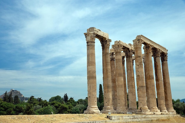 Temple of Olympian Zeus in Athens, Greece – Free Stock Photo Download