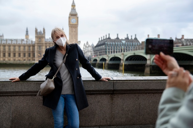 Traveling Tourists in Masks – Free Stock Photo for Download