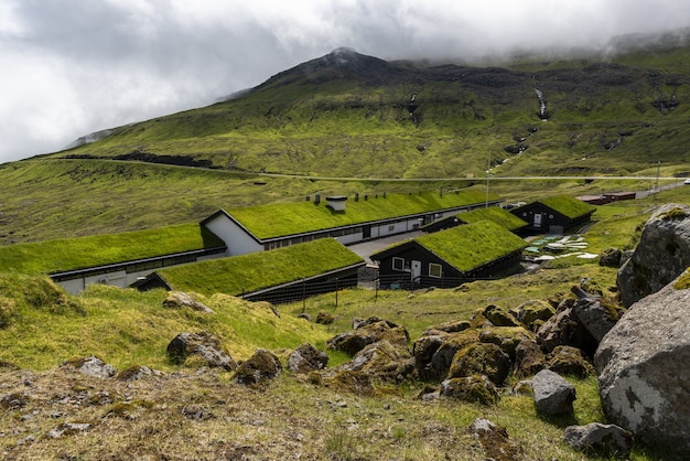 Green Valley Mjorkadalur on the Faroese Island – Free to Download