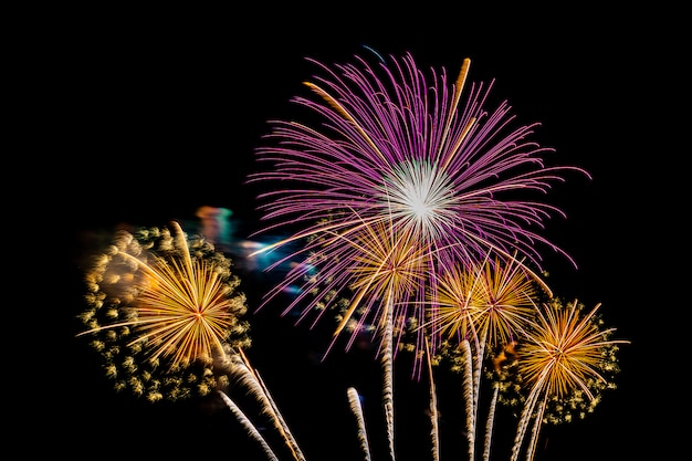 Stunning Nighttime Firework Display for Celebration – Free Stock Photo, Download for Free