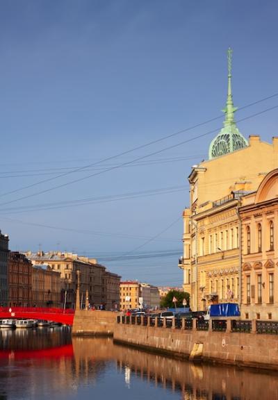 Red Bridge in Saint Petersburg – Free Download