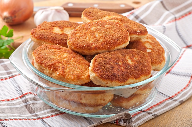 Chicken Cutlets in a Glass Bowl – Free Stock Photo for Download