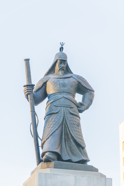 Soldier Statue in Seoul City, Korea – Free Download