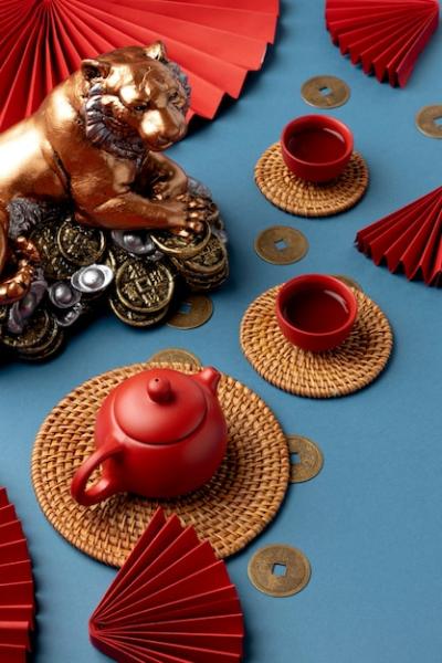 Chinese New Year Still Life of Tiger Celebration – Free Download