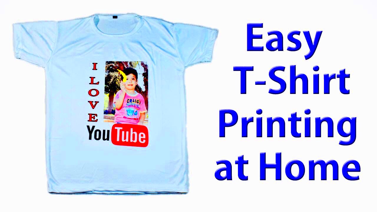 How to Print Any photo on T shirt in 5 Mins Using Electric Iron  YouTube