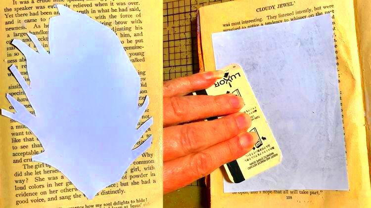 How to Transfer an Image onto Paper in 2022  Book page crafts Old 