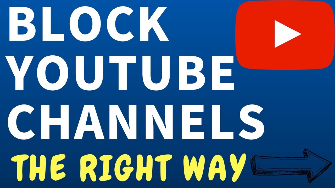 How To Block YouTube Channels  YouTube