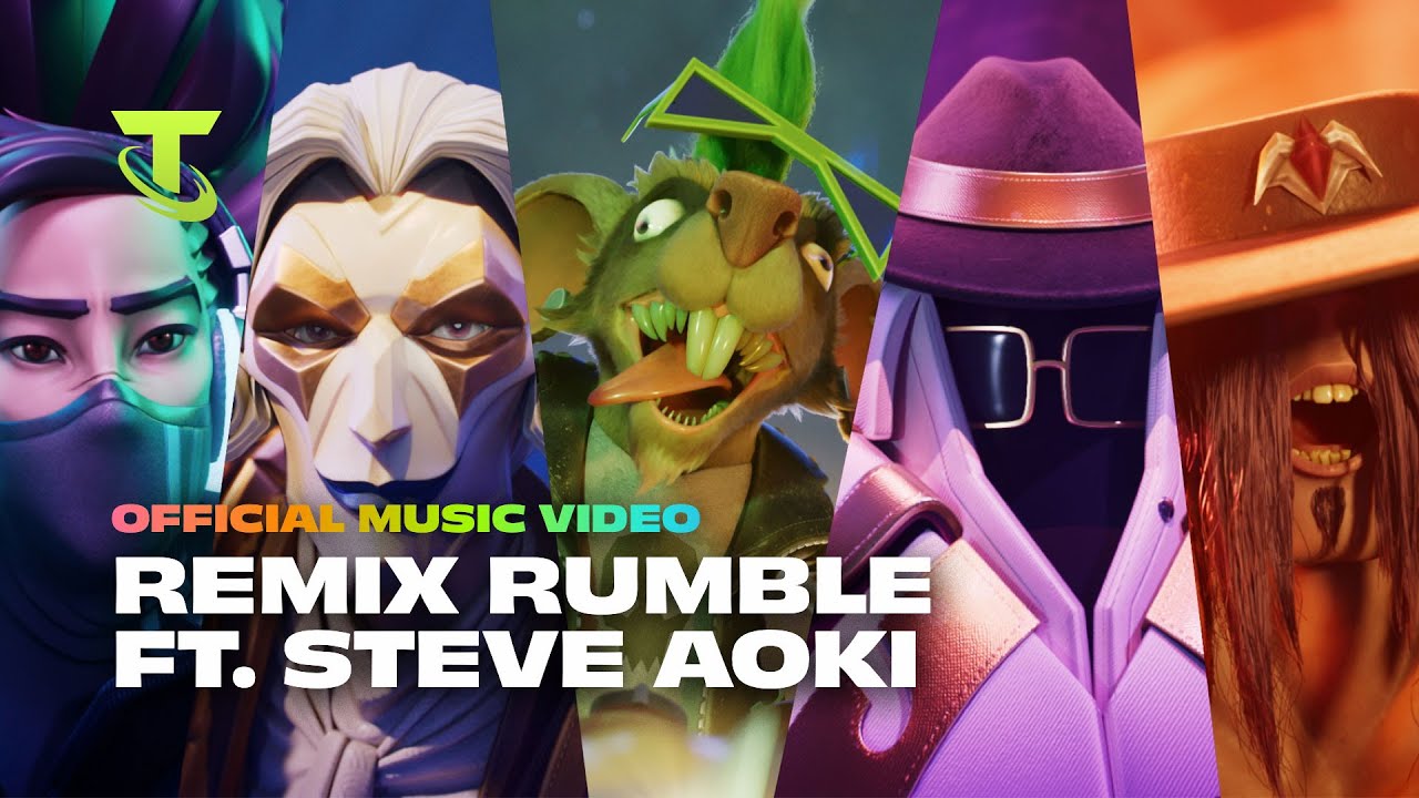 REMIX RUMBLE ft Steve Aoki Official Music Video  Teamfight Tactics 