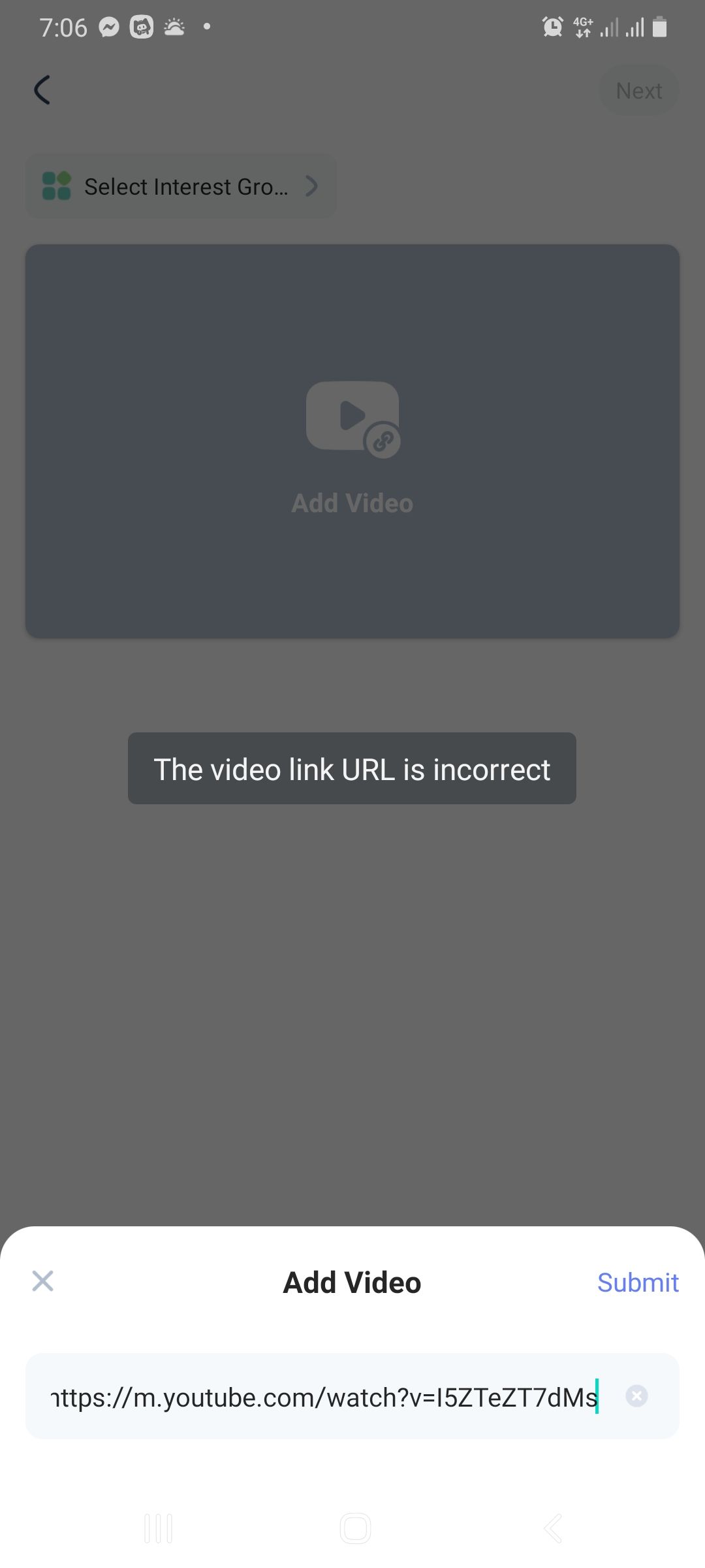 anyone know why I cant upload videos from youtube  HoYoLAB