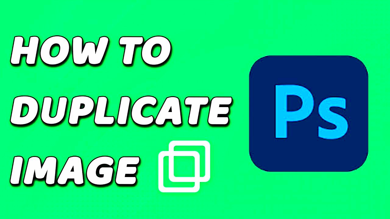 How To Duplicate Image In Photoshop EASY  YouTube