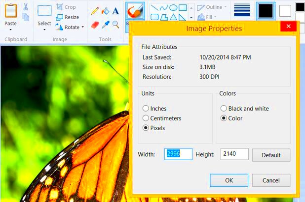 How to Increase DPI in Paint with Pictures