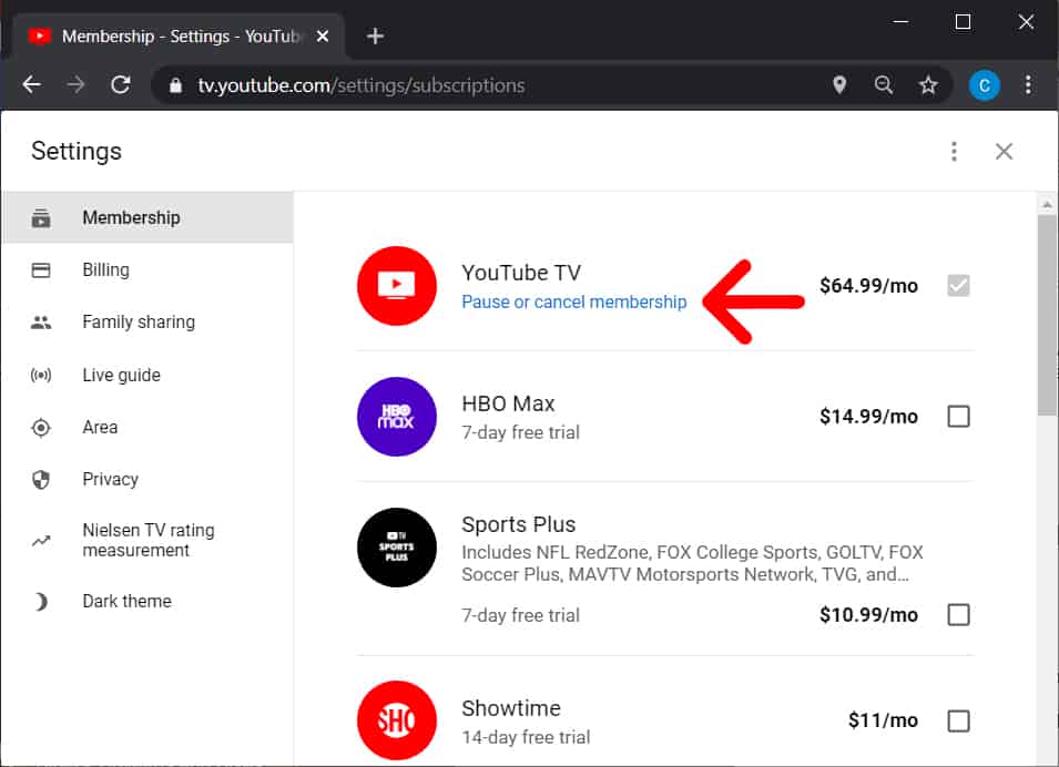 How To Cancel Youtube Tv Subscription 2023 Pc Mobile  itechhacks